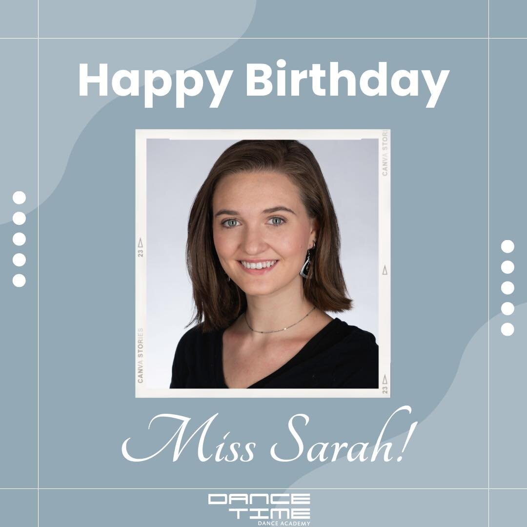 Happy Birthday Miss Sarah! We love you &amp; hope you have an incredible day 🖤🤍✨