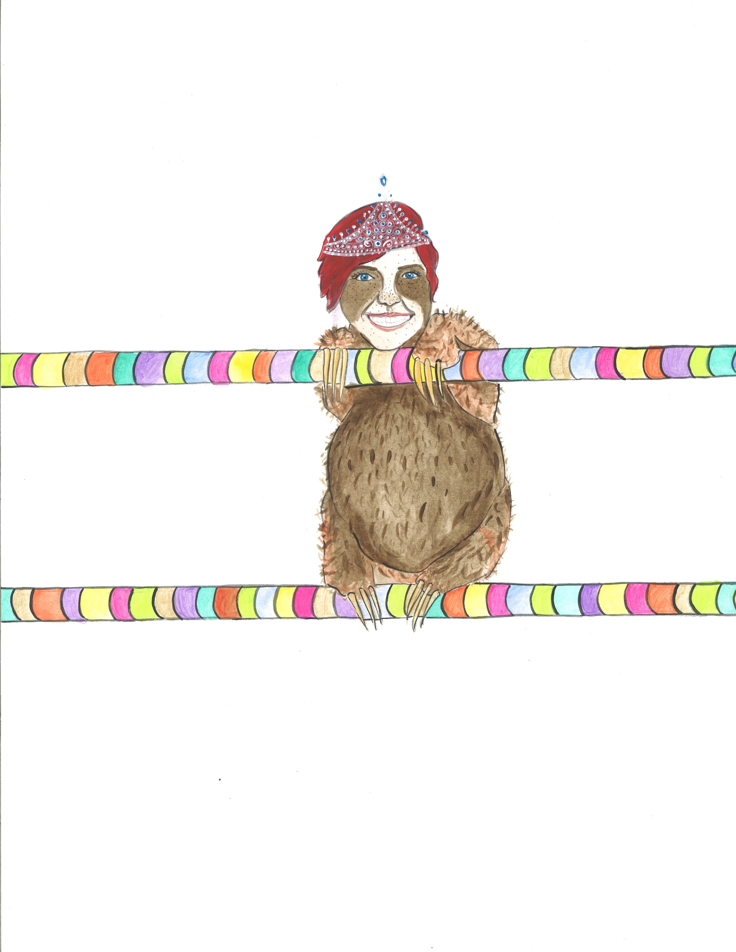  Fiona the human headed sloth 