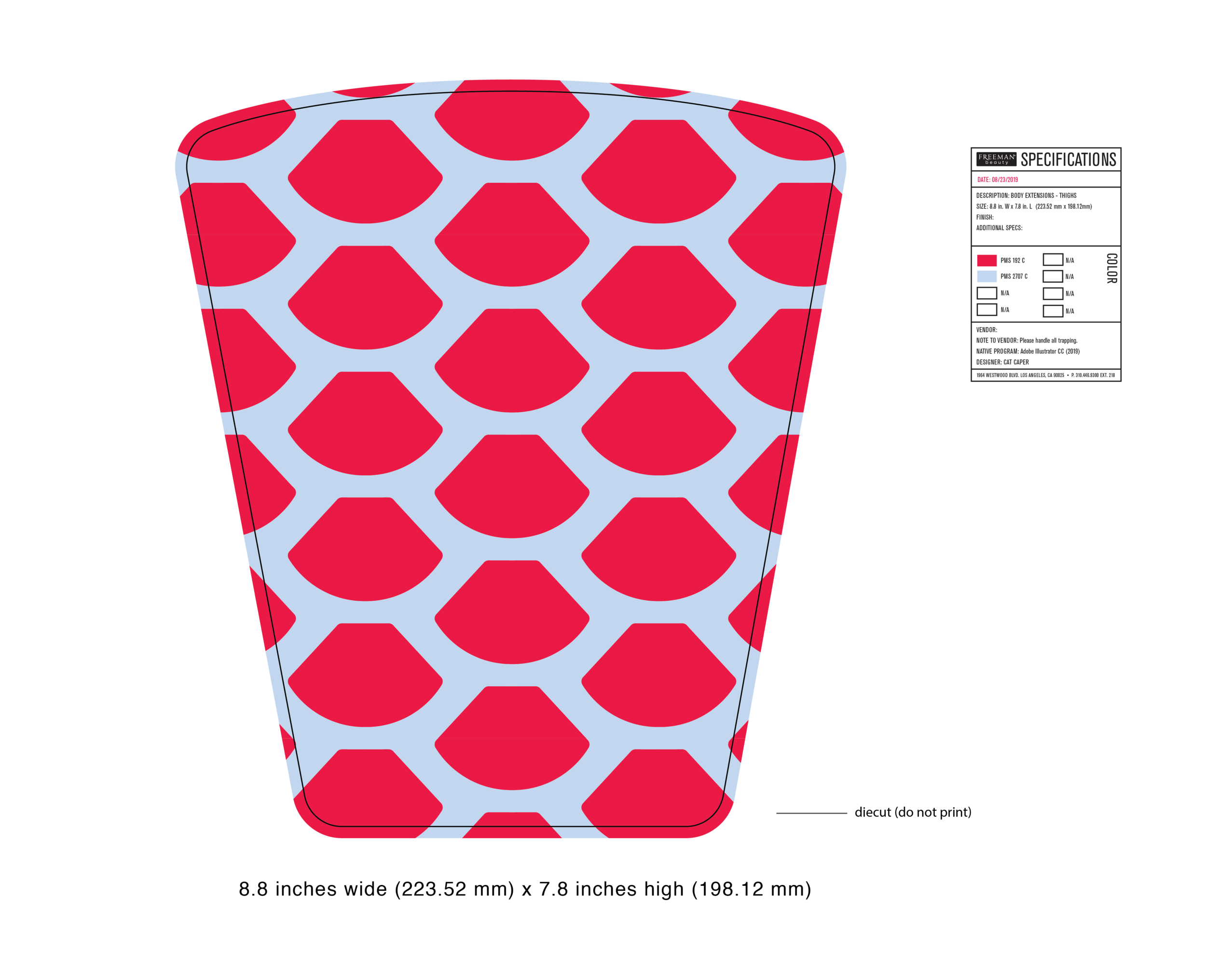 Body THIGH Sheet Mask