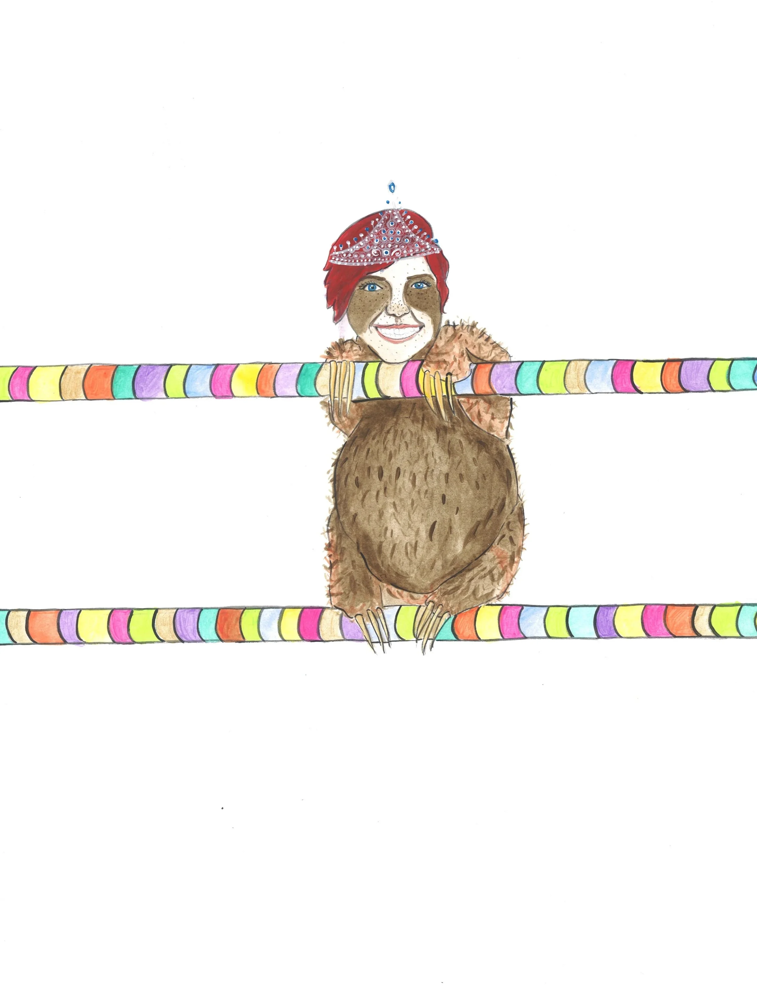  Fiona the human headed sloth 