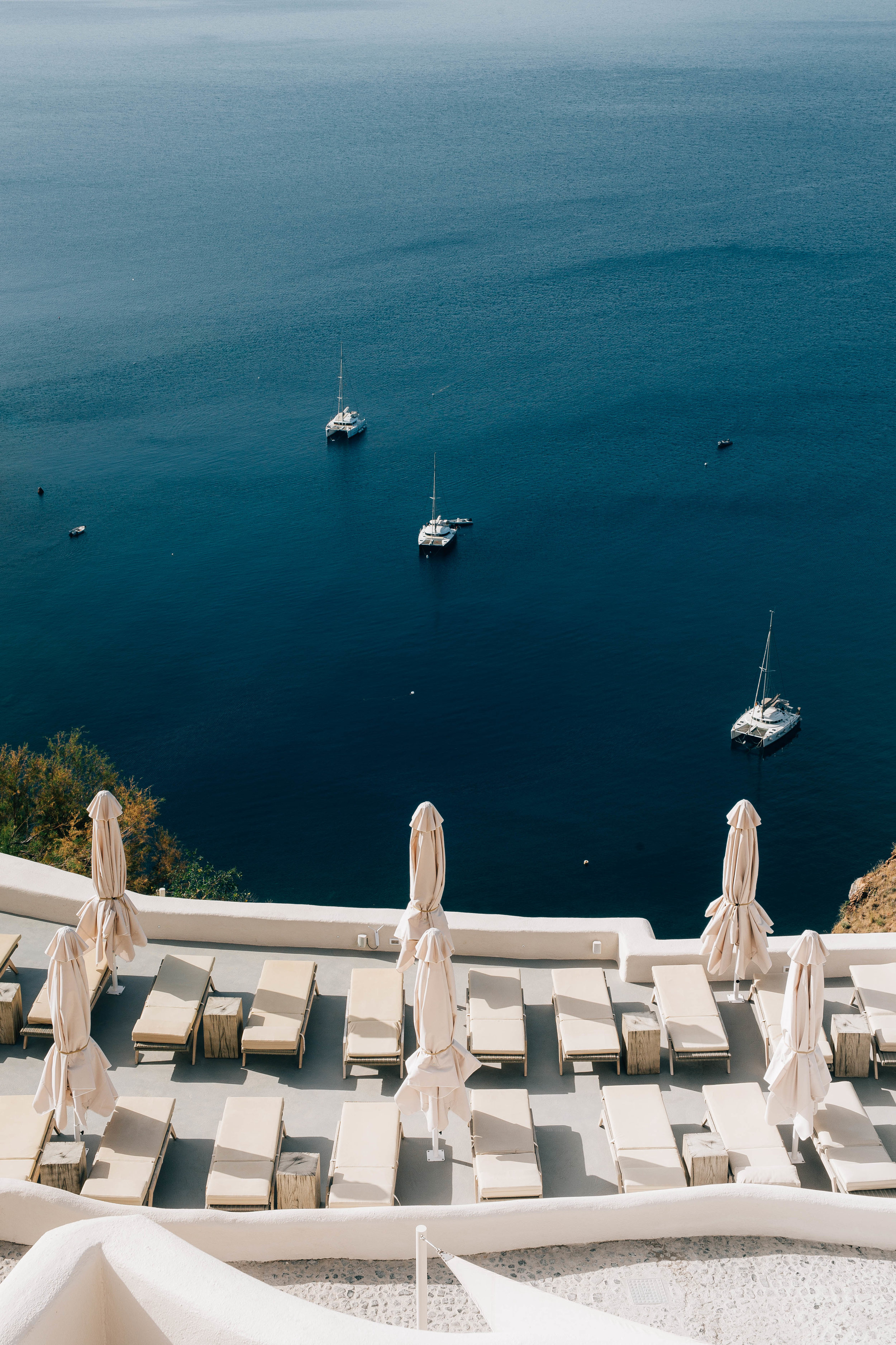 Santorini Umbrellas