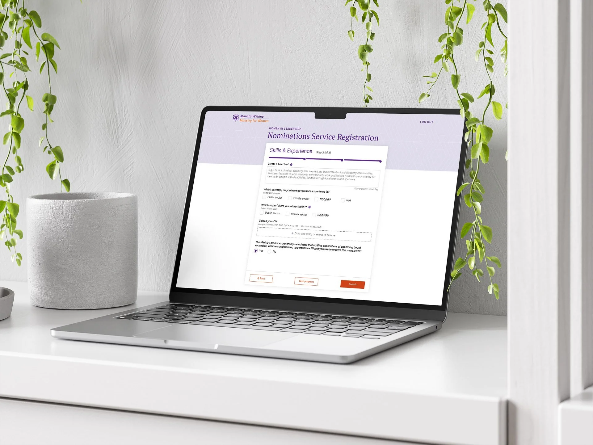 Ministry for Women: Empowering Leadership through Digital Governance