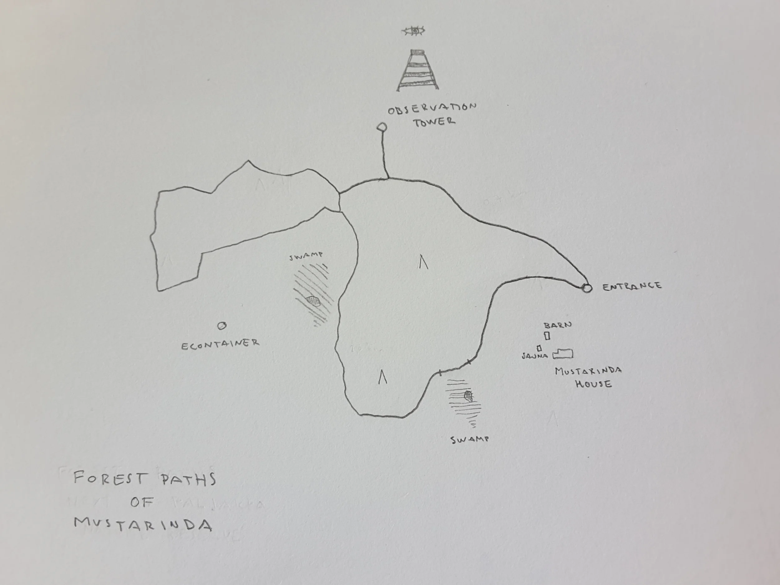 A drawing from the note book