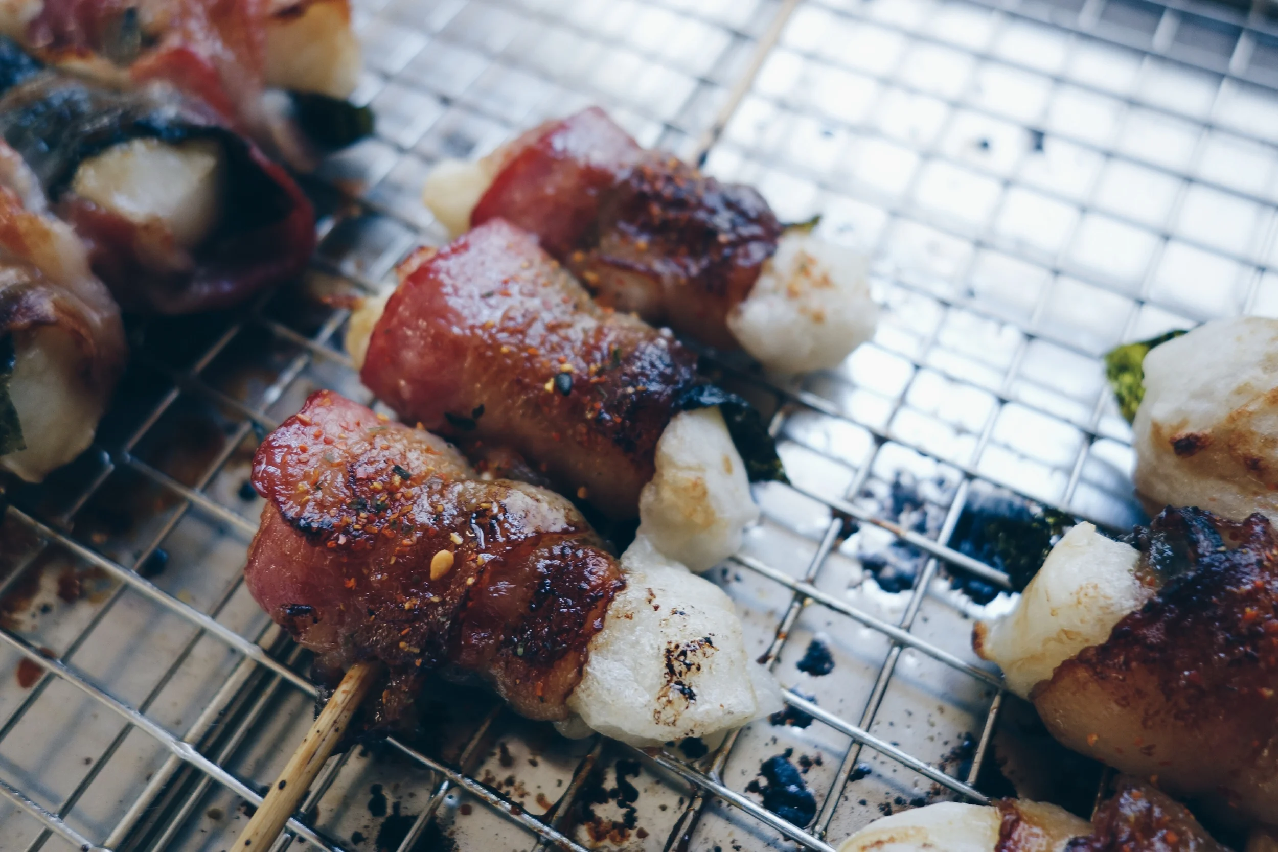 In the Works: Bacon Wrapped Yaki-Mochi