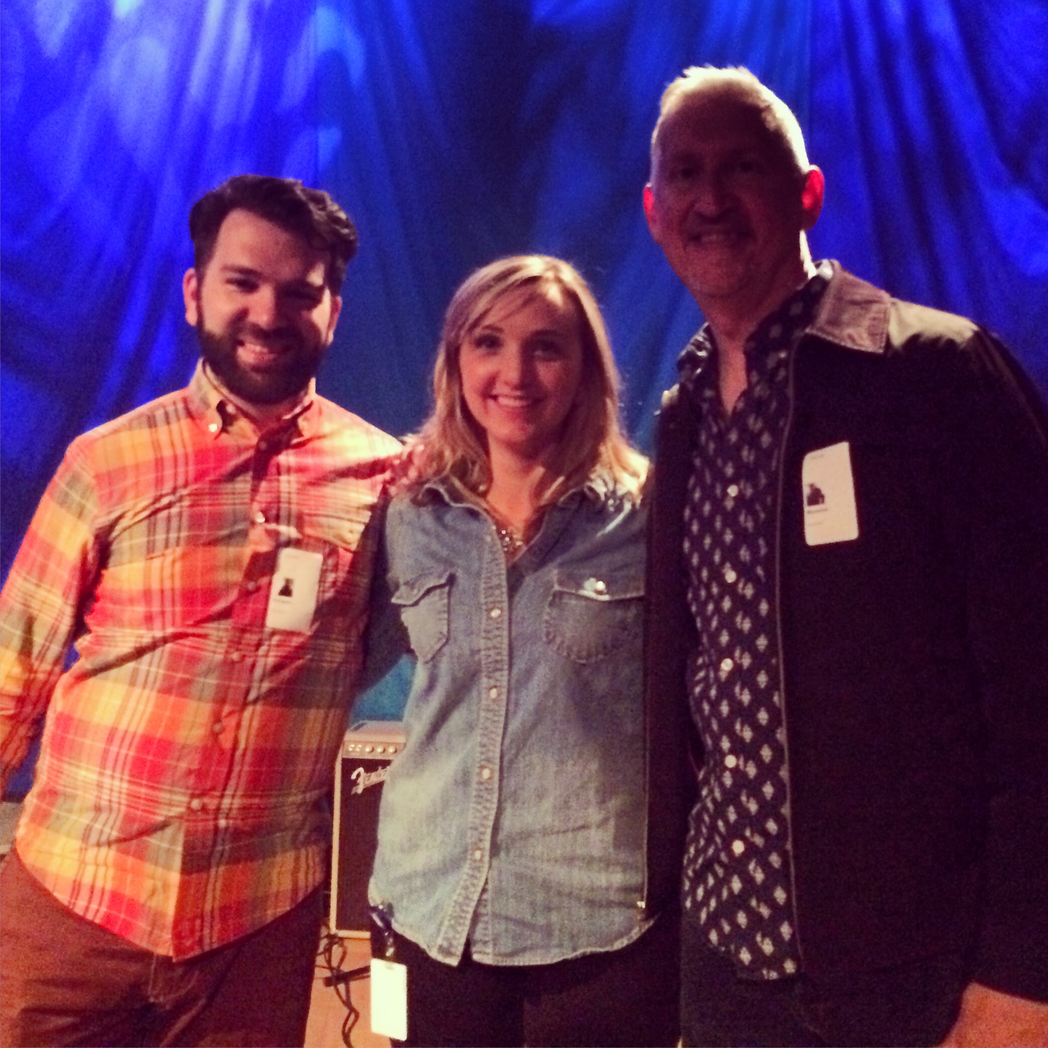 Danny, with Mindy Thomas the host of Kids Place Live and Keith Munslow