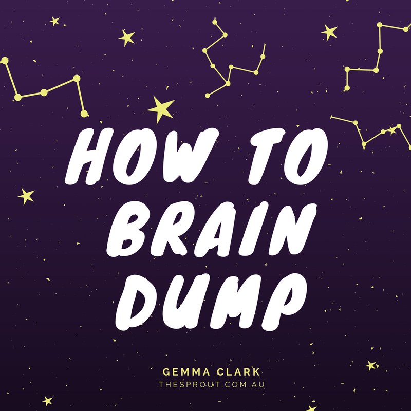 FREE PDF: Brain dumping for better sleep (How to + Template)