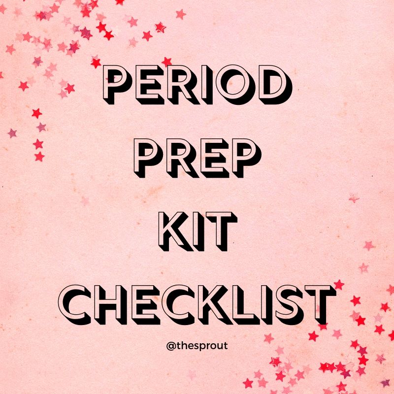 FREE PDF: Period Prep Kit Checklist