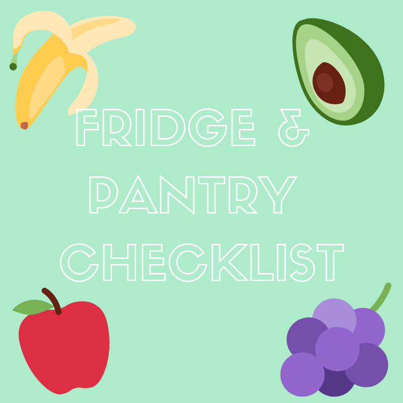 FREE PDF: Healthy fridge and pantry checklist