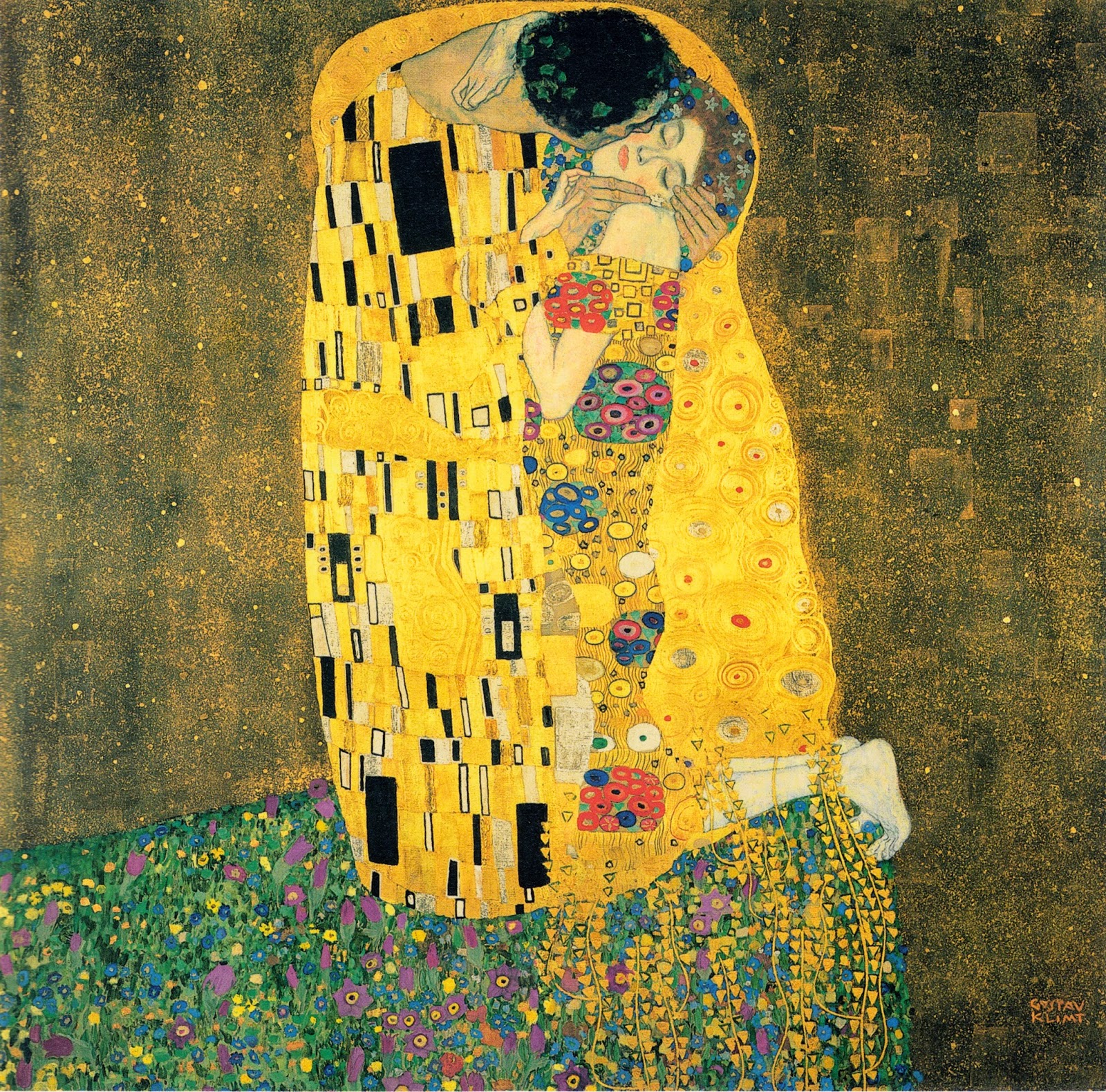 Klimt "Der Kuss"