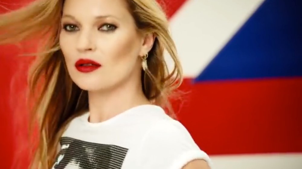 KATE MOSS & DAVID WALLIAMS RIMMEL / COMIC RELIEF 