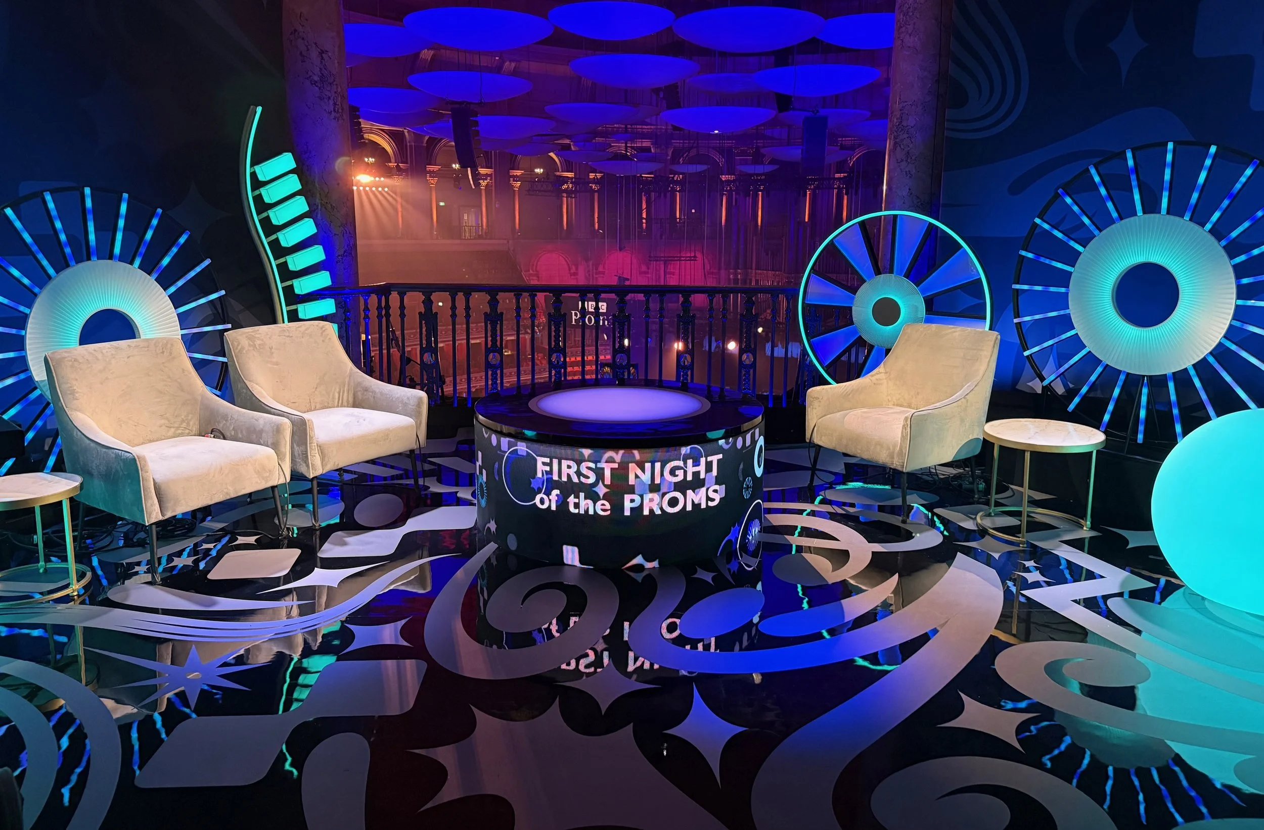 BBC Proms and Last night of the proms - Presenter studio - BBC Studios 