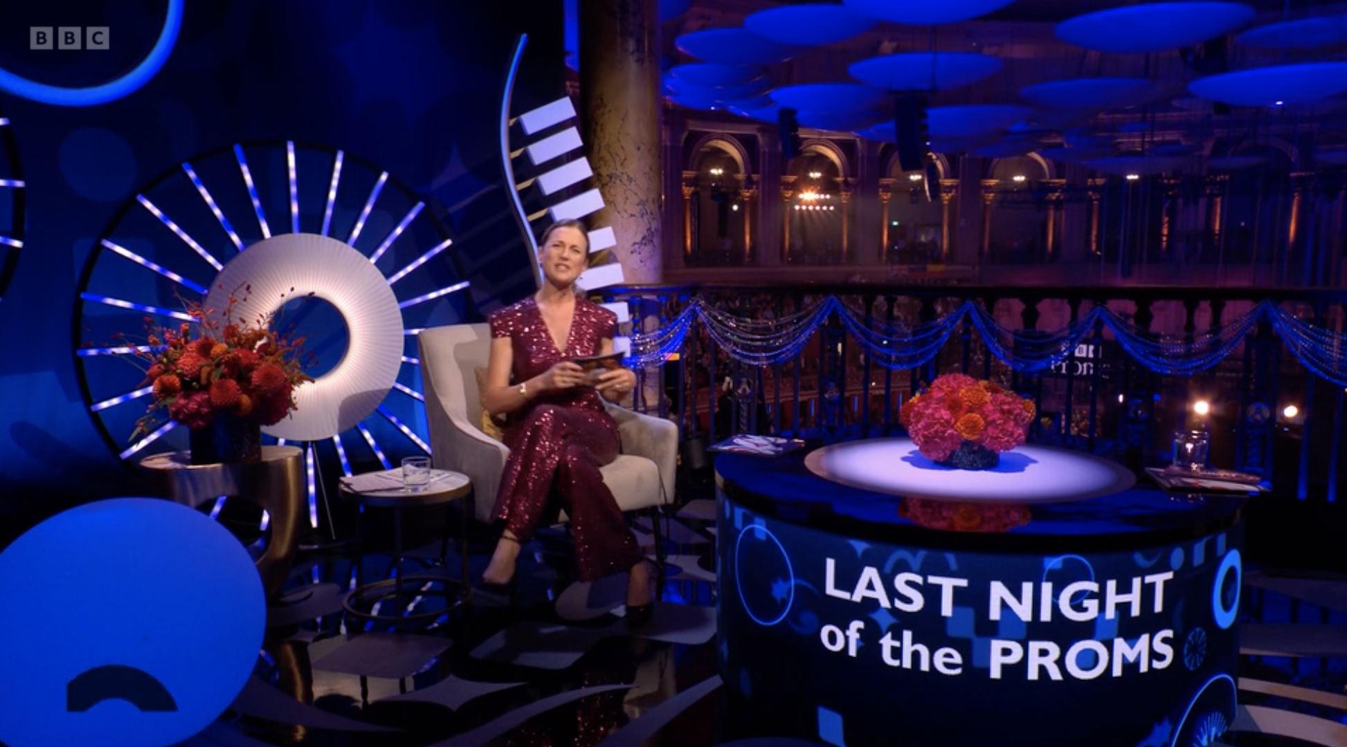 BBC 1 - LAST NIGHT OF THE PROMS - BBC STUDIOS - live wire pictures