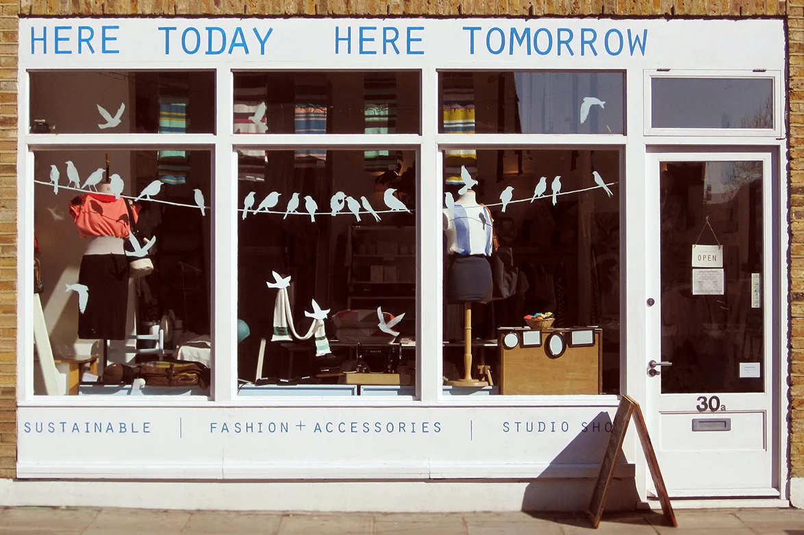  Katelyn is one of the three designer/directors of&nbsp;Here Today Here Tomorrow. HTHT is a collaborative fashion design label&nbsp;with a&nbsp;studio shop in Dalston&nbsp;London.&nbsp; 