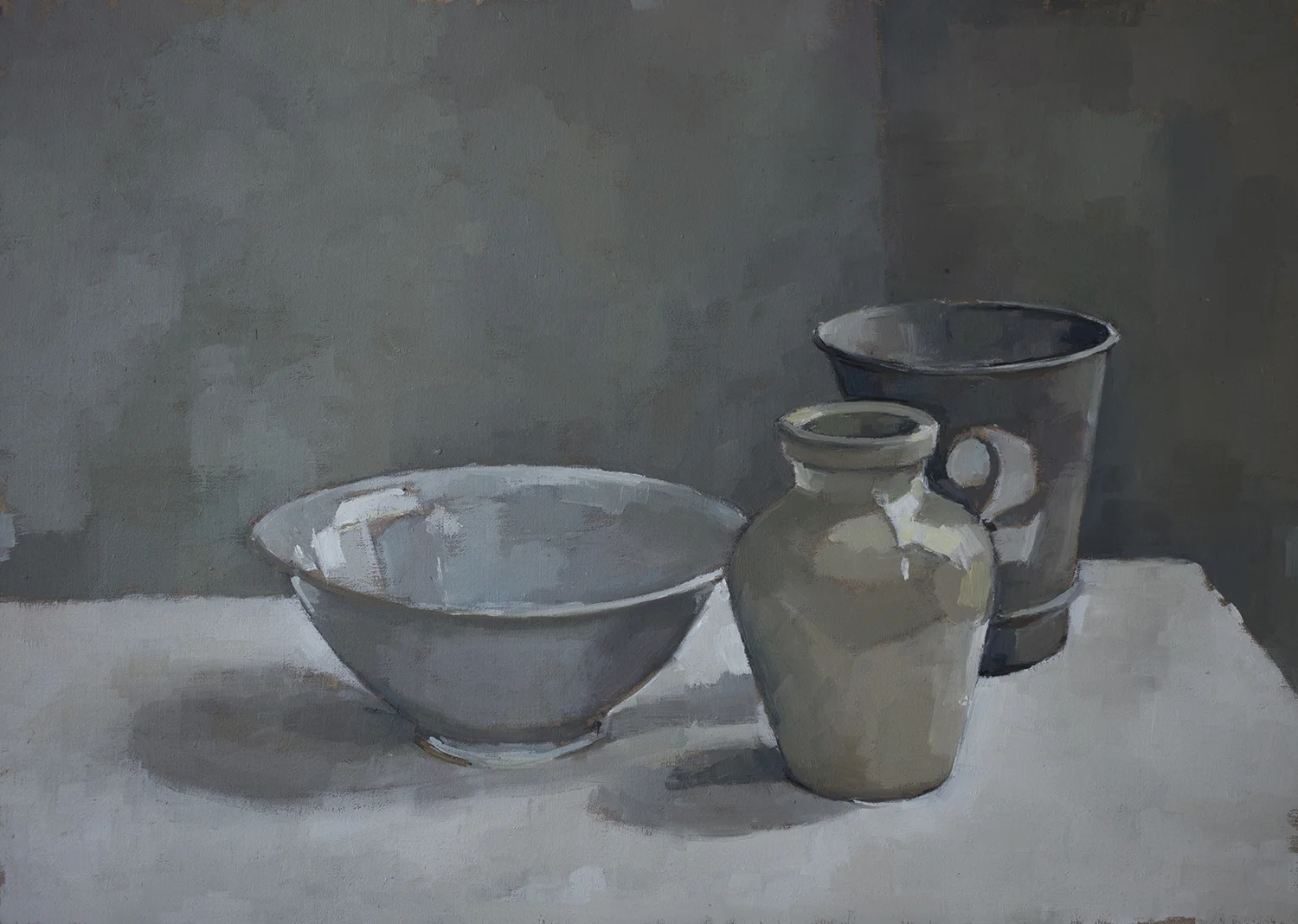 Two pots and a bowl