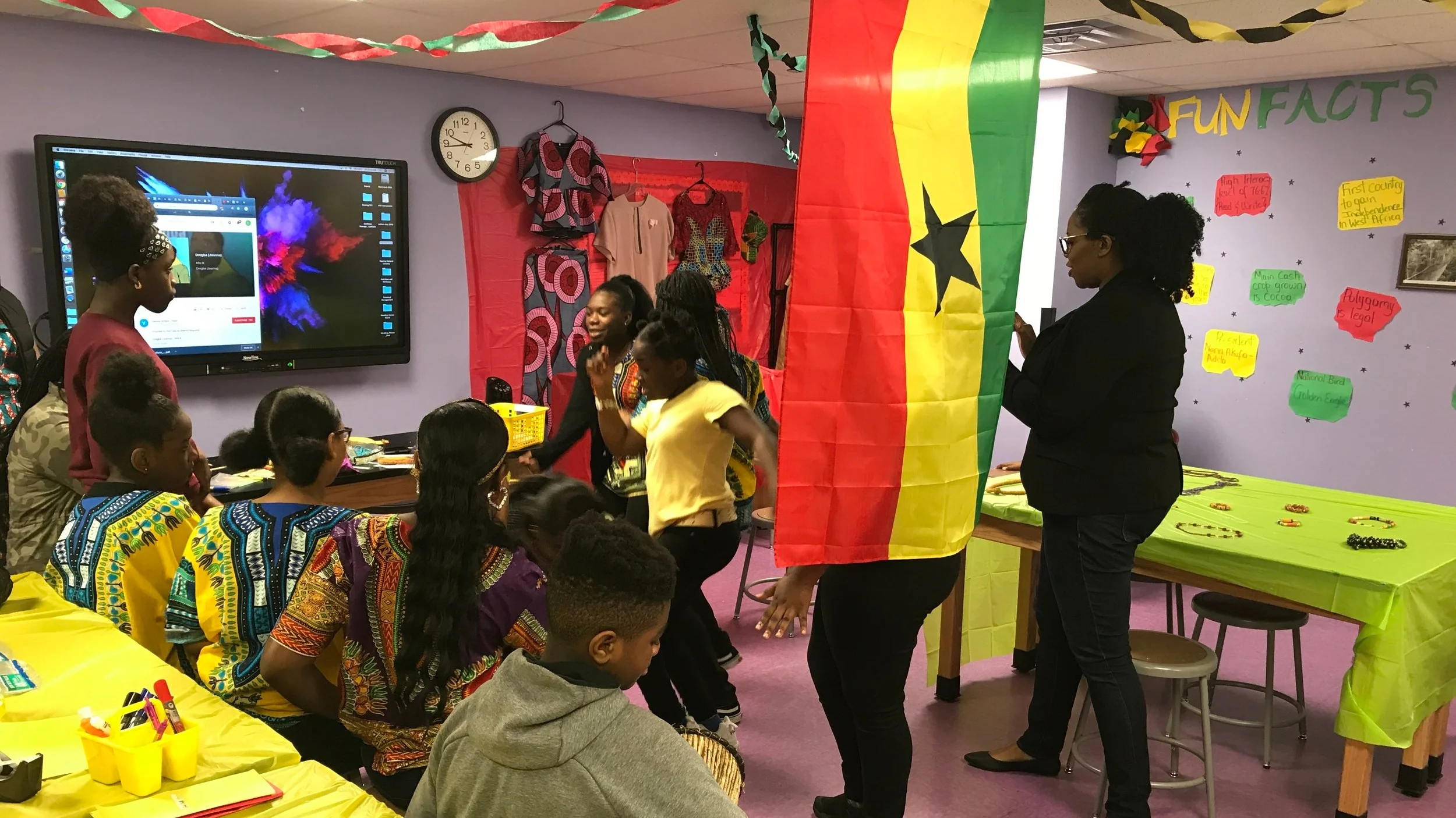 Scholars learn about different countries and cultures on the annual Multicultural Day.