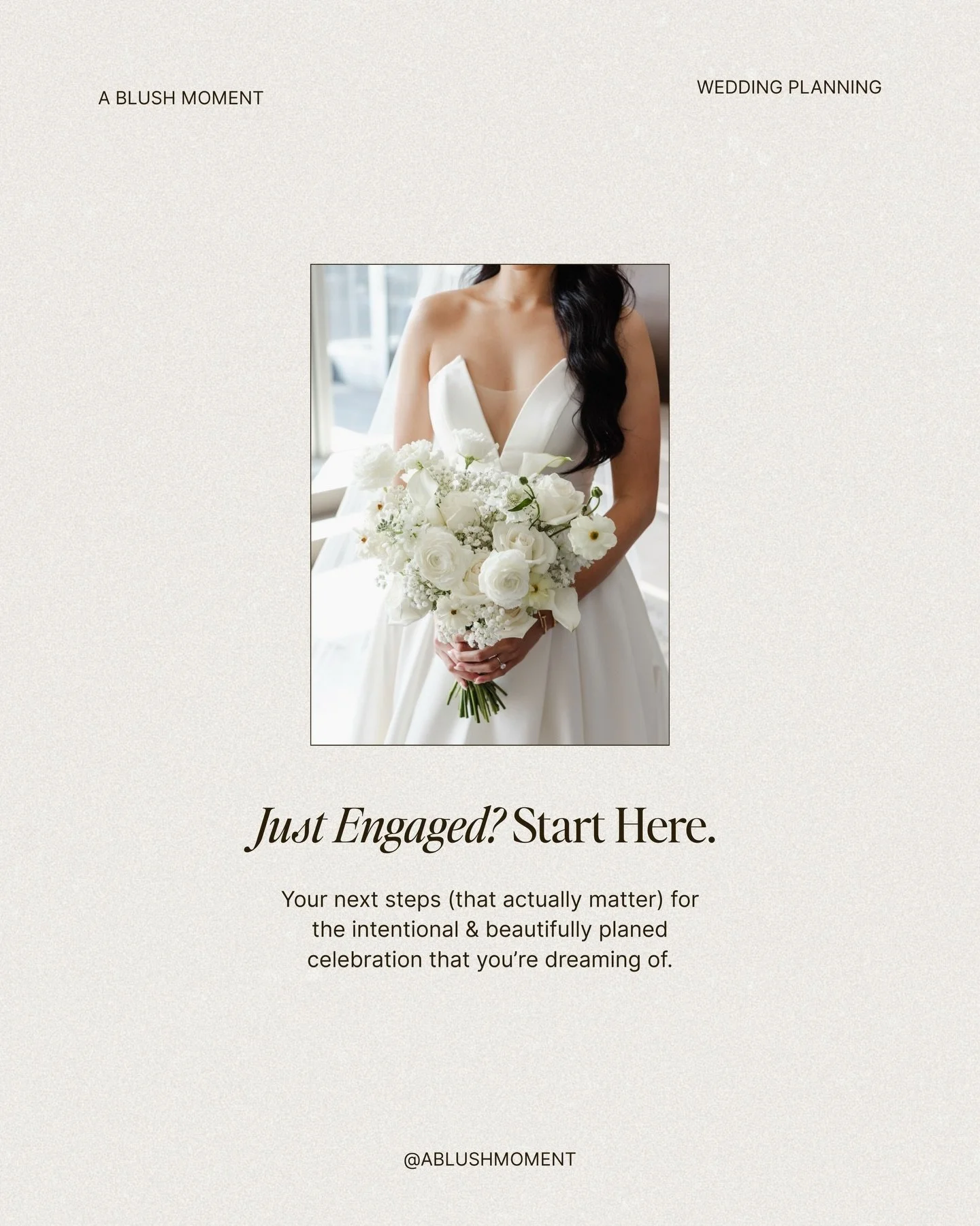 Just got engaged? 💍 Congratulations! Before you start scrolling Pinterest or booking anything, there are a few things that will set you up for a planning experience that actually feels good.

We&rsquo;re sharing the first steps every newly engaged c