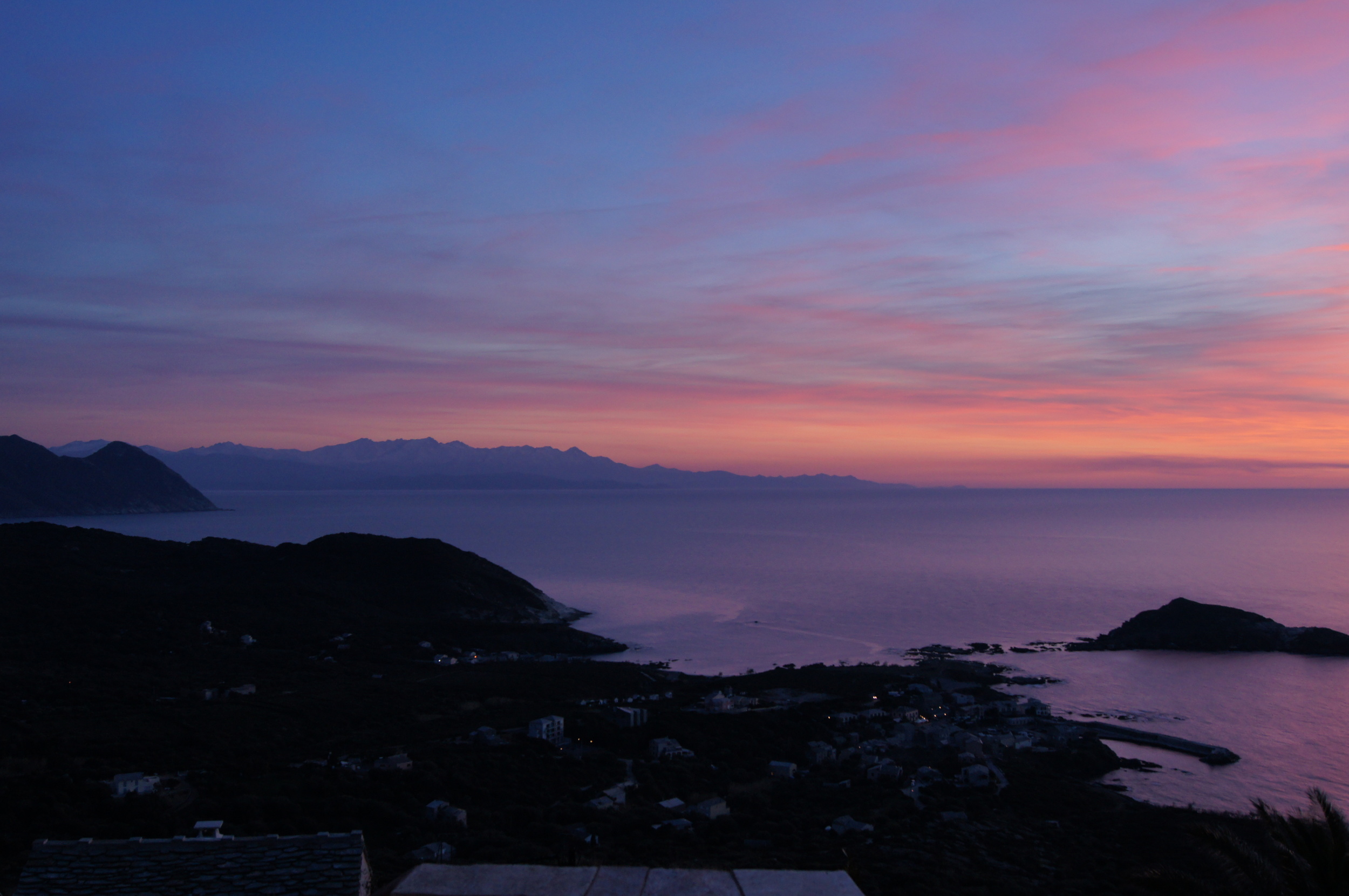  Coucher de soleil vu depuis la terrasse 