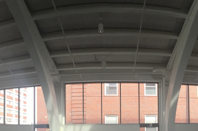 Glulam arch evaluation - Philadelphia Naval Shipyard