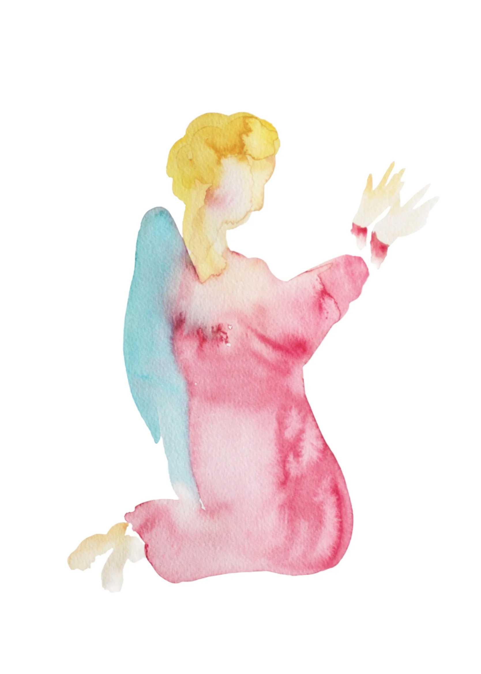 Ange , 2013, watercolour on paper, 29,7*43cm, private collection