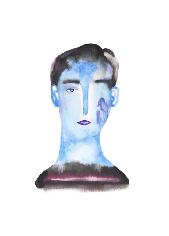 Garçon et les oiseaux , 2015, watercolor on paper, 30x40cm