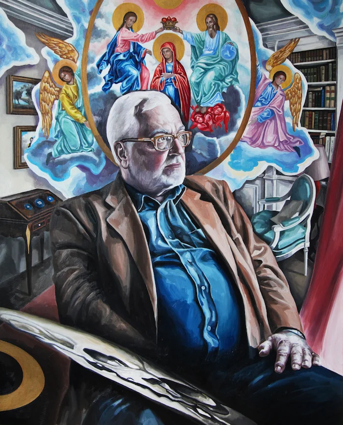 Portrait , 2018, oil on linen canvas, 130 x 81cm