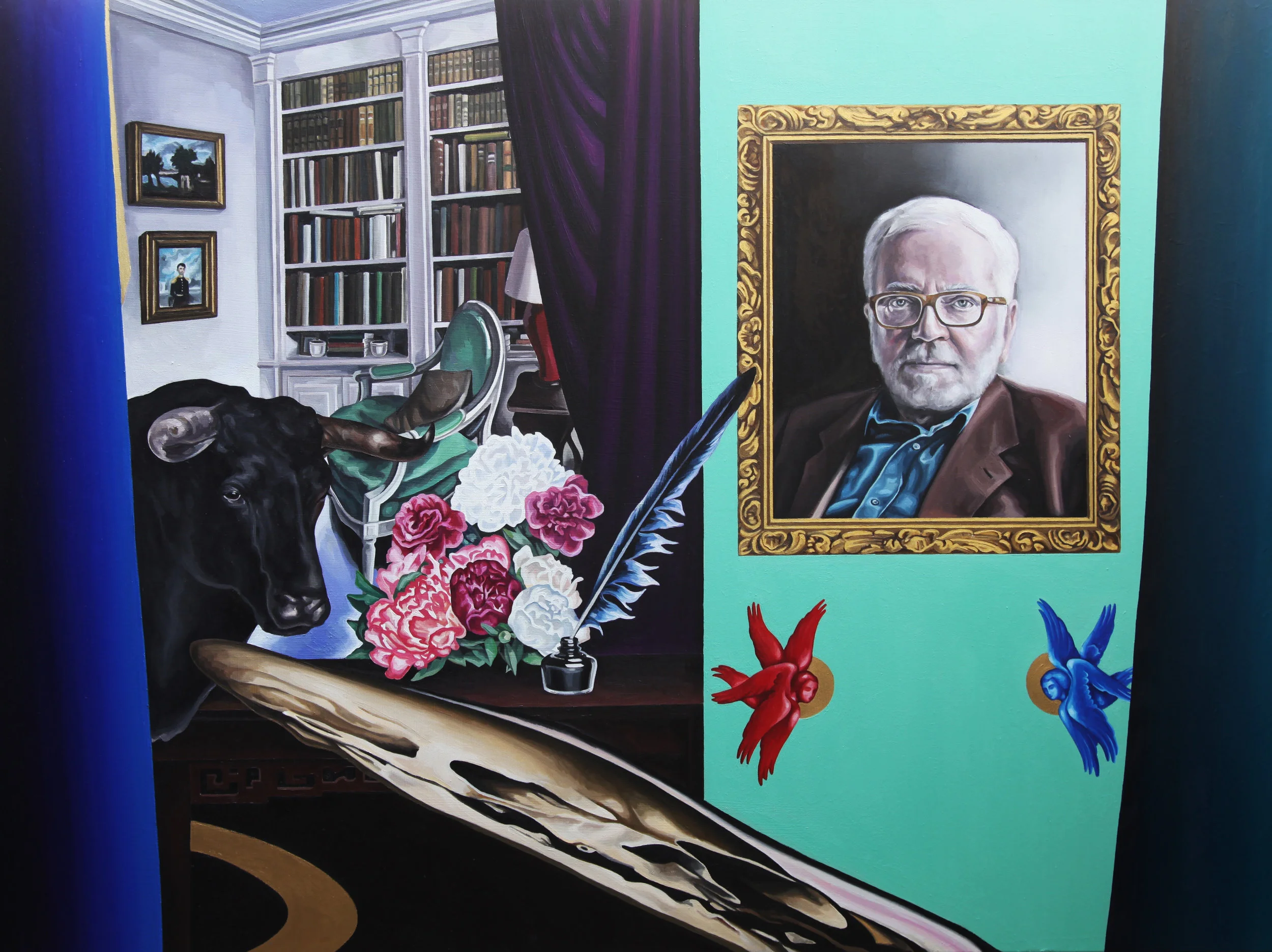 Portrait , 2018, oil on linen canvas, 97x130cm