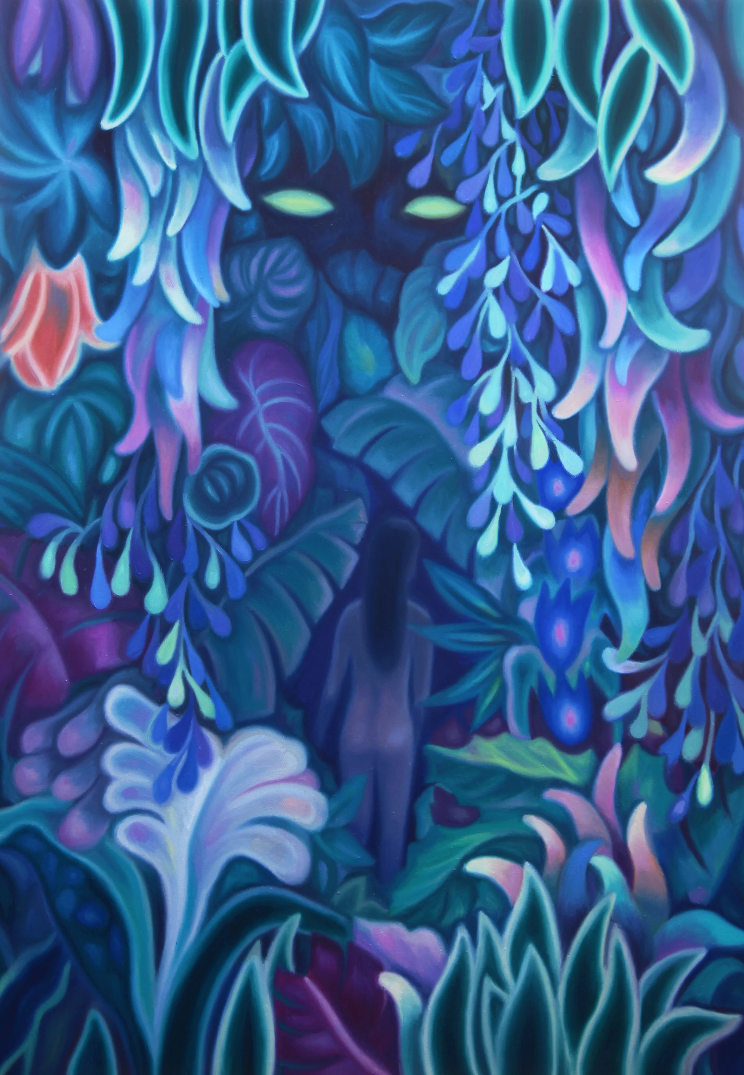 Night walk , 2019, oil on linen canvas, 116x81cm