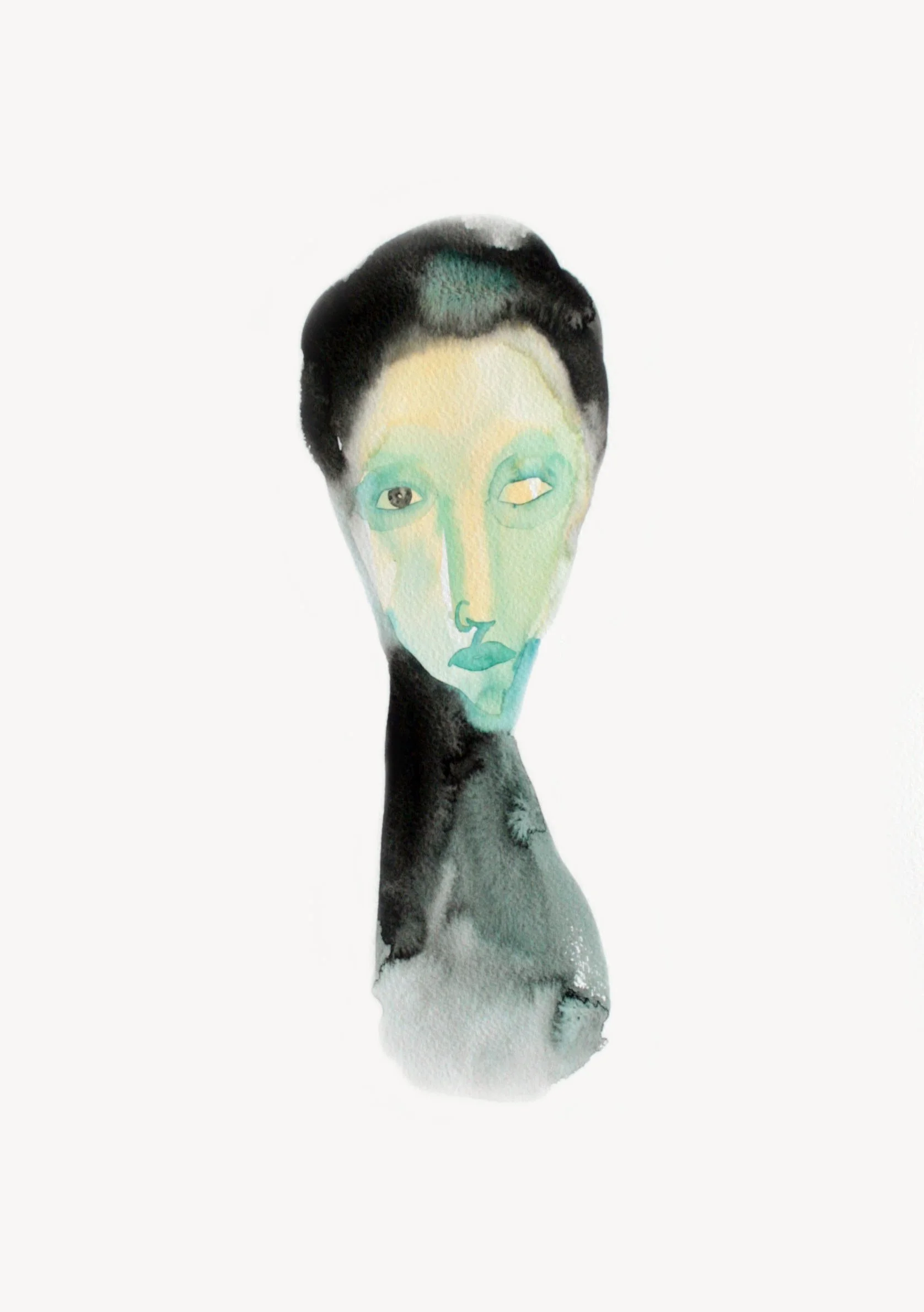 Monica, 2013, watercolor on paper, 29,7x42cm