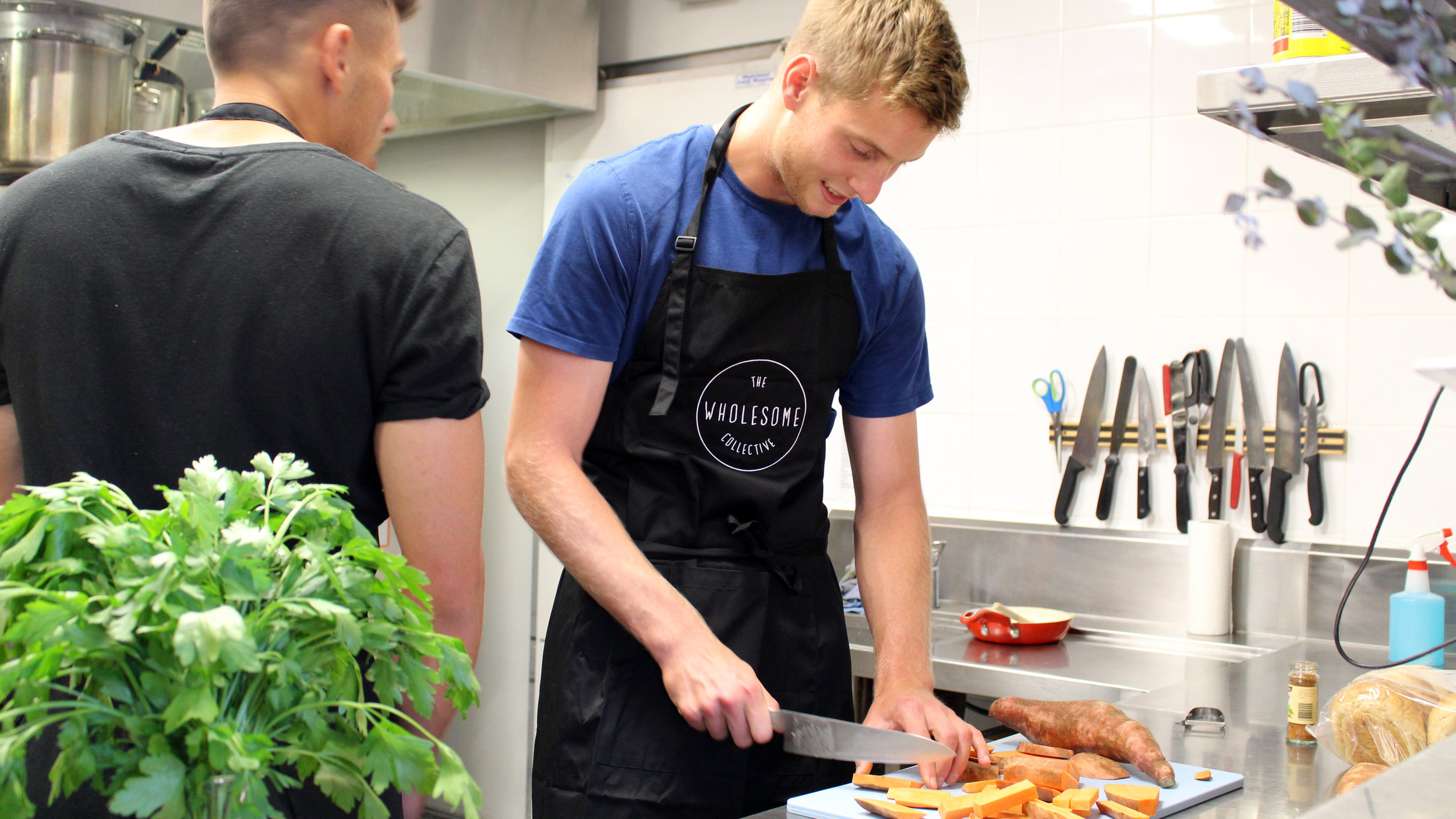 Lachlan Jackson from the Newcastle Jets learning how to apply important sports nutrition recommendations