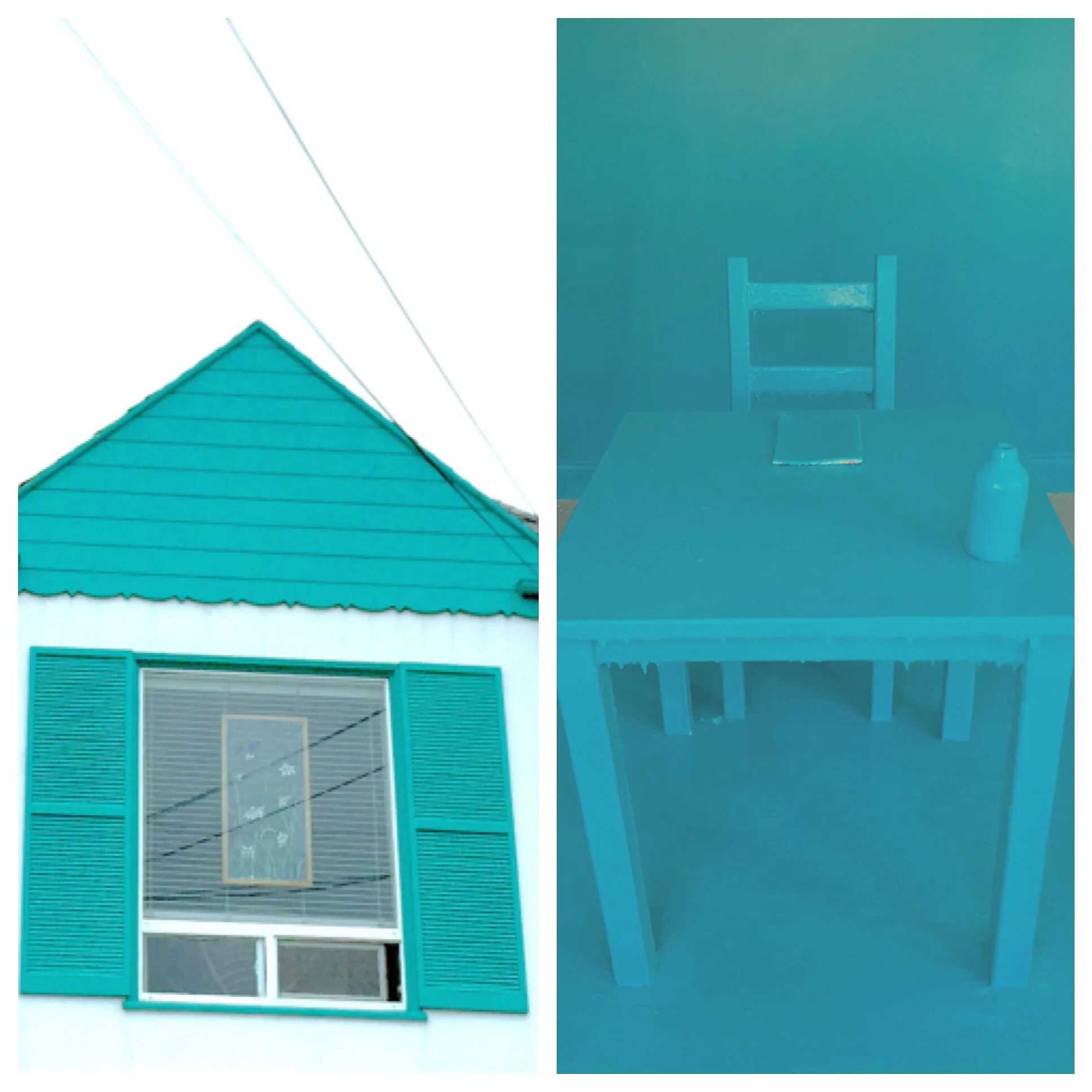 Day 47 // TEAL TOP