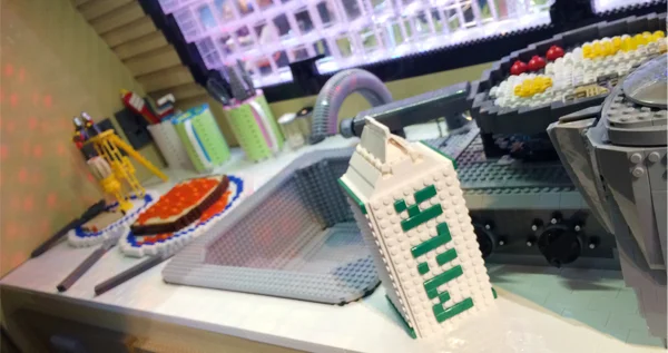 There's a Motorhome built of Lego at the show!