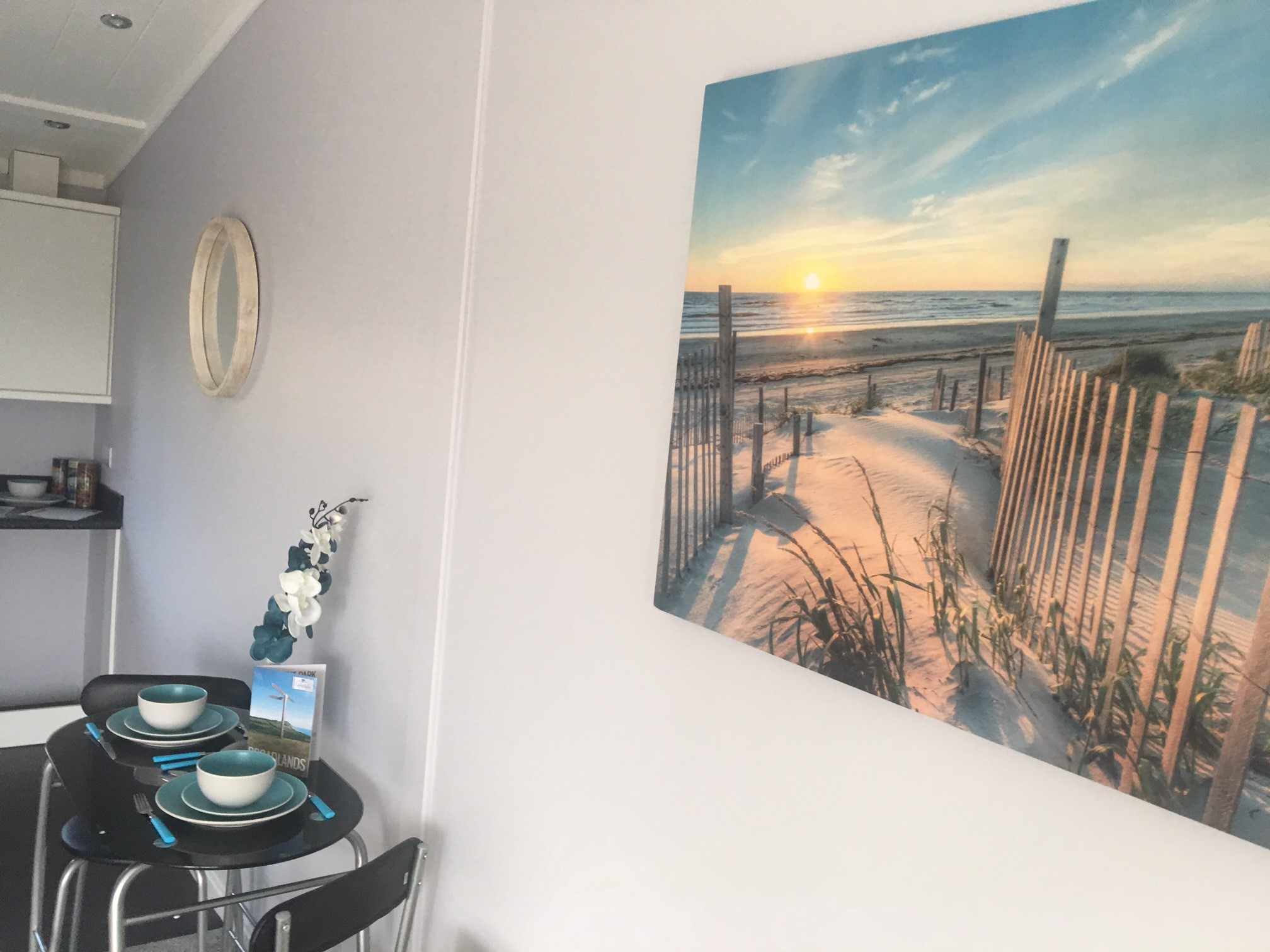 Above: a brand new holiday property, 2 bedroom, 125 year lease up for grabs at only £69,999