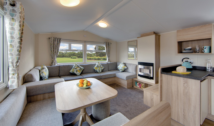 Above: Interior of a Willerby Lymington - coming soon to Tingdene Mablethorpe!