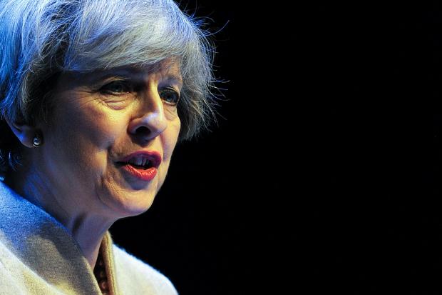 Above: Prime Minister Teresa May who intends to trigger Article 50 starting the countdown to Britain's exit from the EU. 