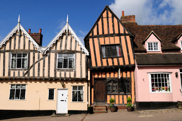 Above: Lavenham, Suffolk