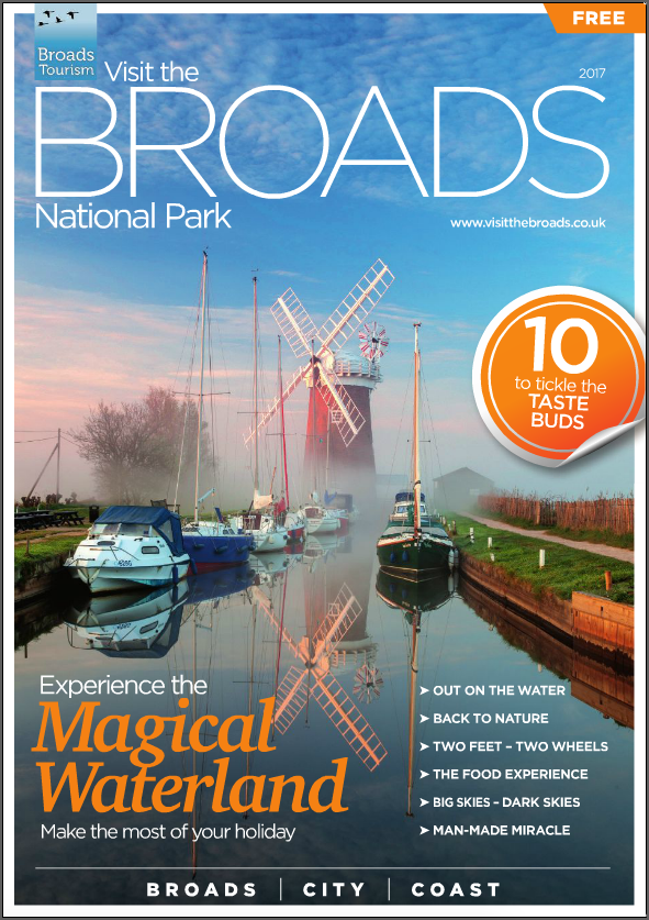 Above: An example of promoting Broads Tourism