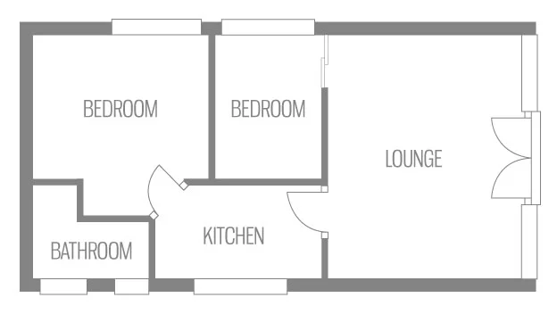 Typical Bermuda floorplan