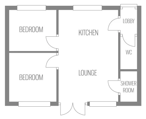 Example Atlanta floorplan