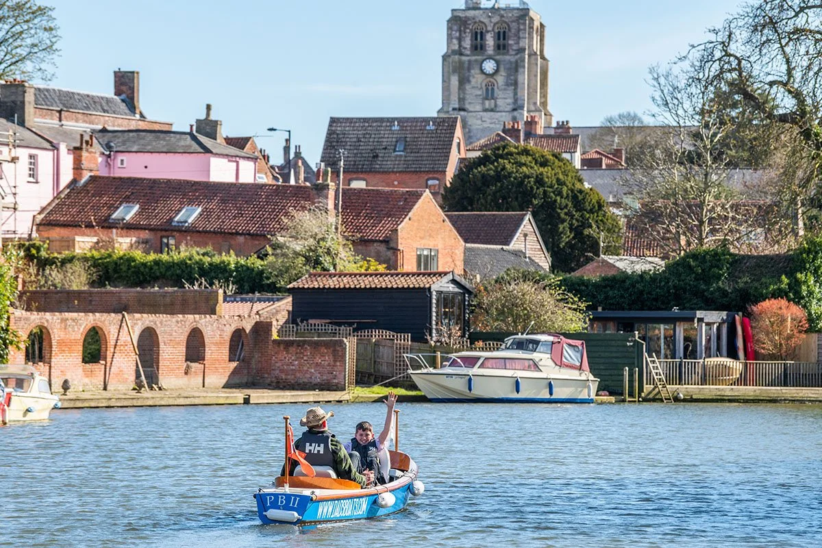 The River Waveney and its lovely valley such a superb location for a