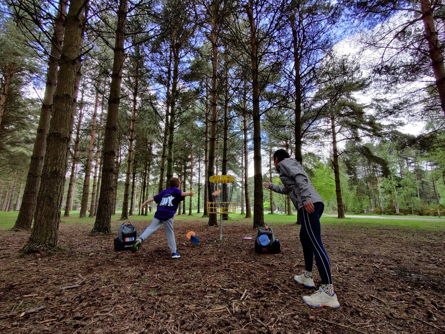 Disc Golf course opening at Caldecott Hall Country Park in Norfolk