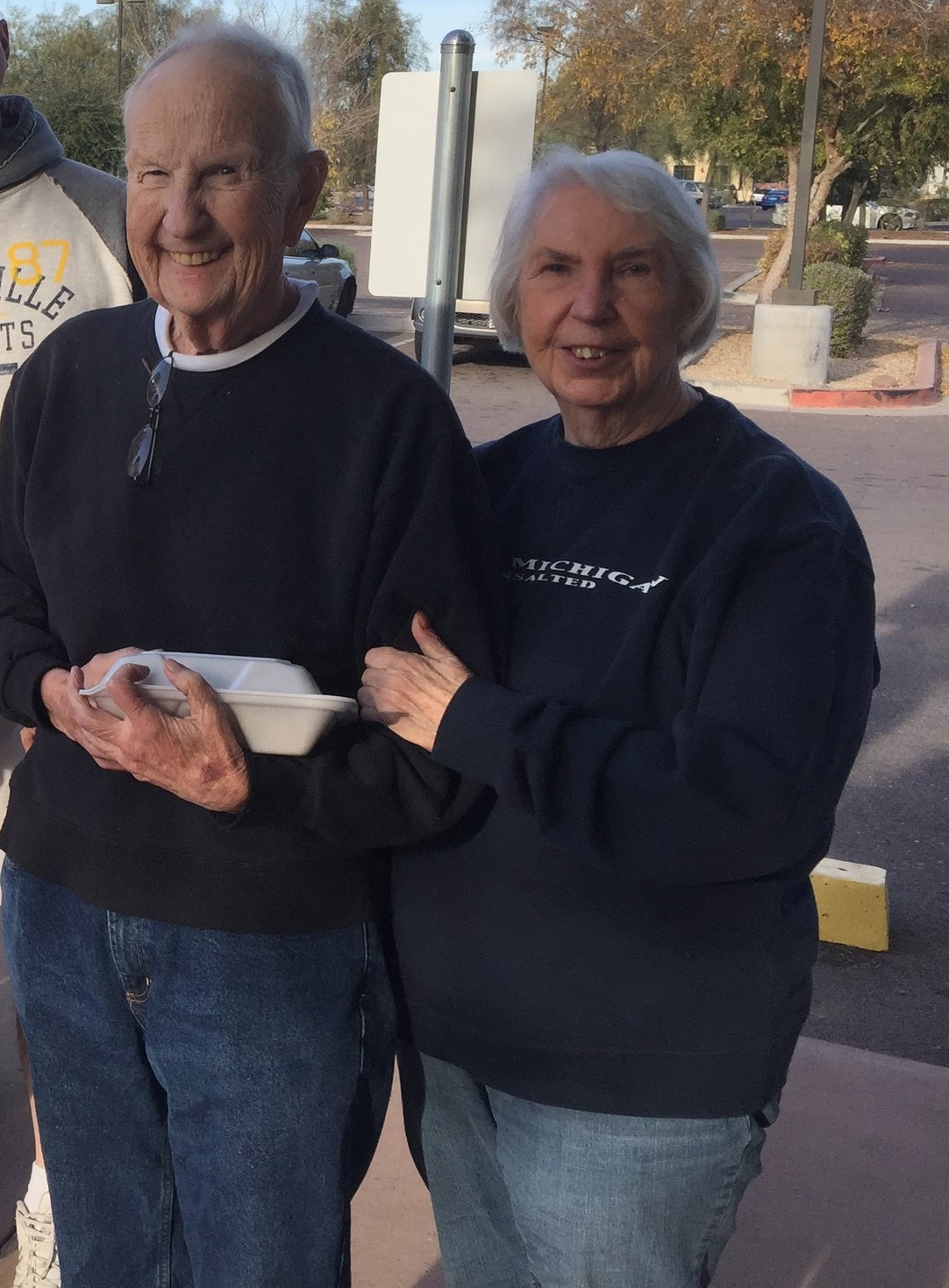 My grandparents on my grandfather's 85th birthday. 56 years STRONG
