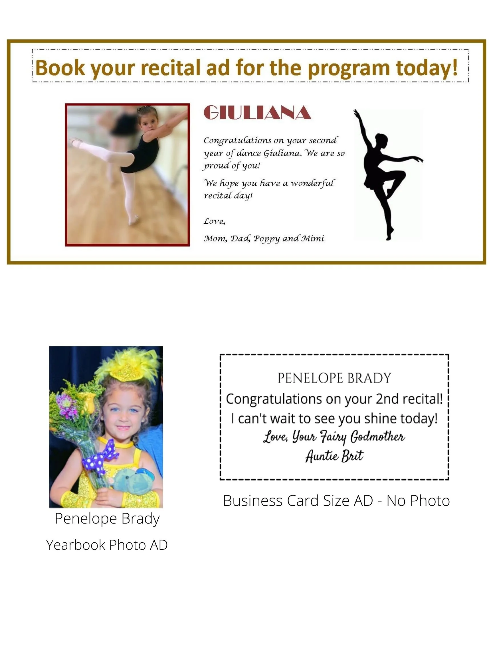 Congratualtion Ads For Books Program