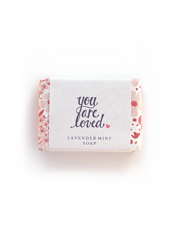 you are loved soap label