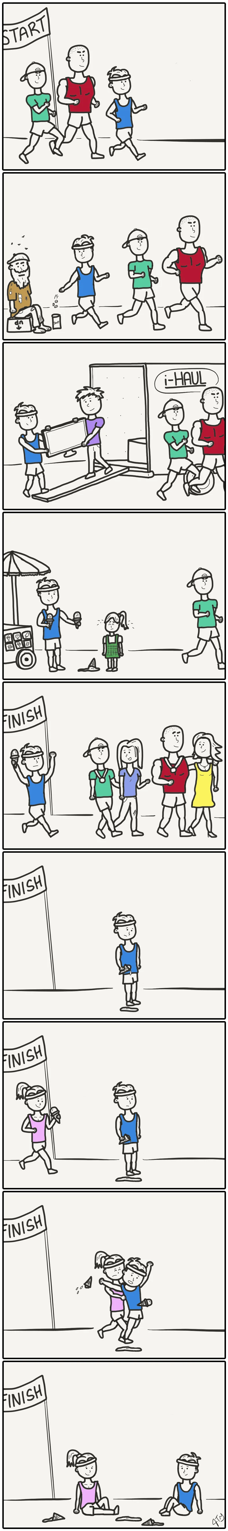 Cover photo: "Nice guys finish last" by Joe Gallo . Click on the image to read the entire comic.