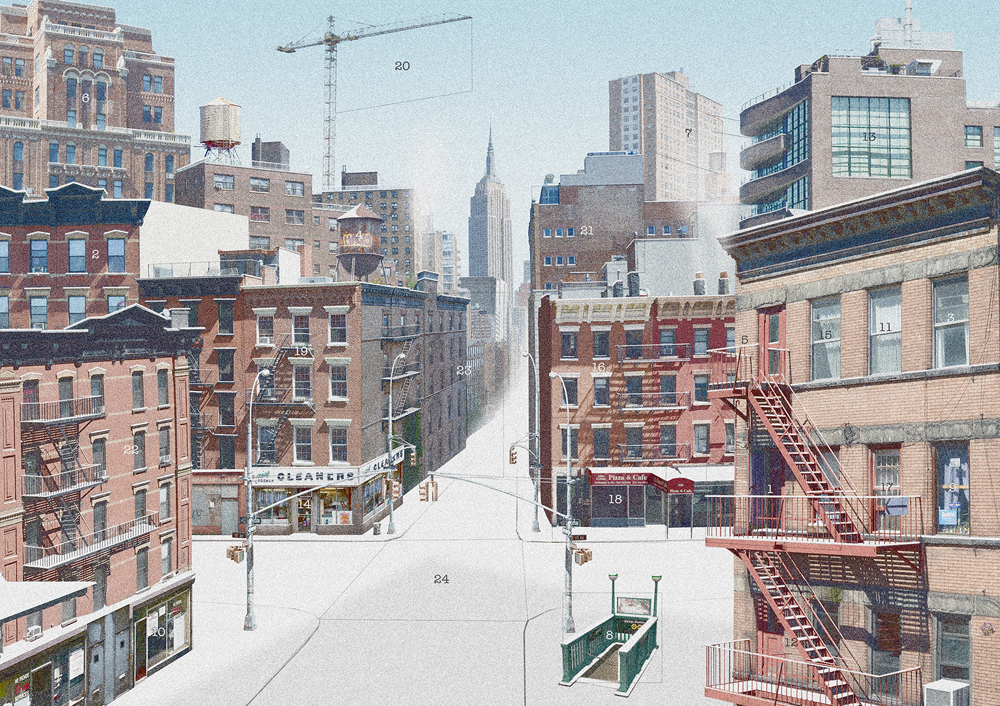 New York City Christmas Advent Calendar, available from Window .