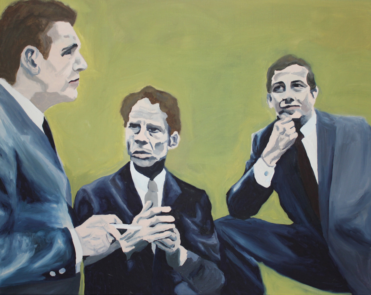 John Cage , Merce Cunningham, Robert Rauschenberg