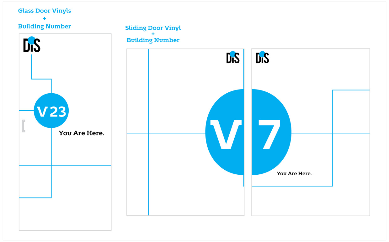 graphics for clear doors