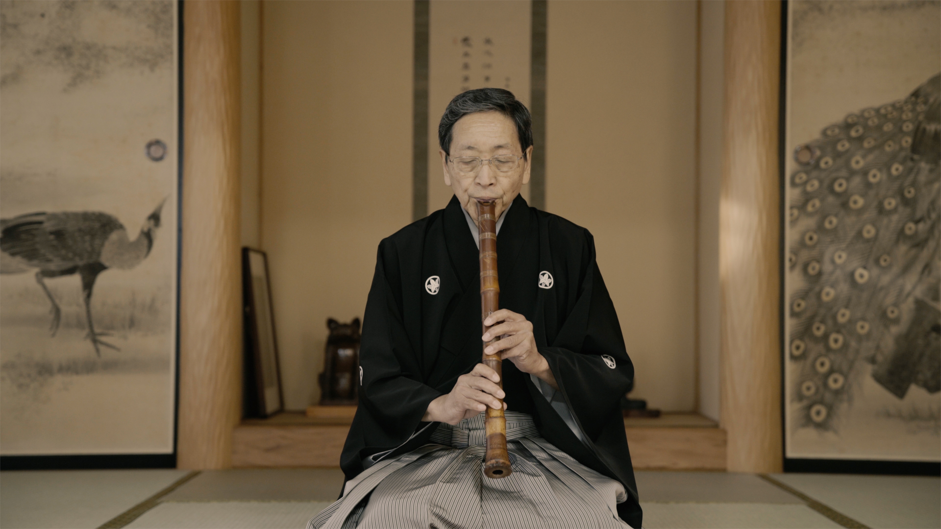 Mizuno Kohmei, President of the Chikumeisha Guild for Shakuhachi and former student of original Golden Record performer and Japanese national treasure Yamaguchi Goro
