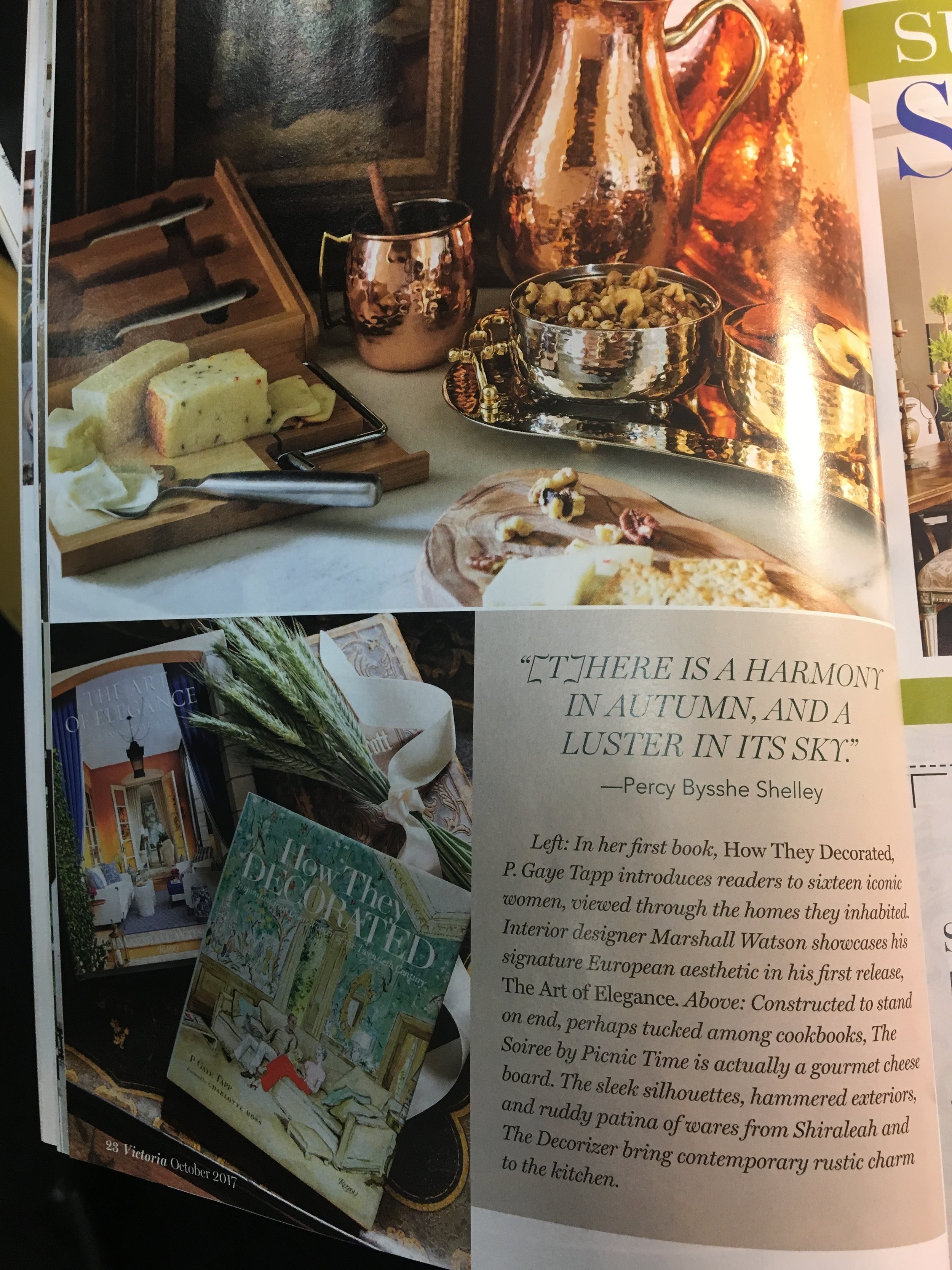 In Victoria magazine