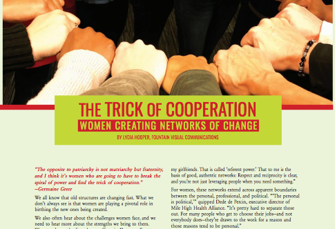 This article was originally published in Women of Denver's spring publication .